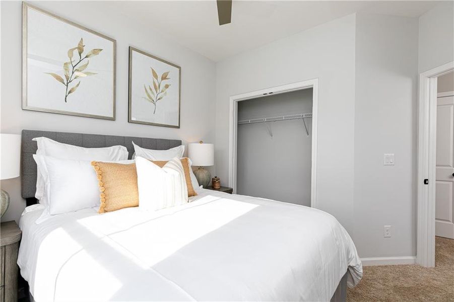 Furnished interior view inside a new home in , Powder Springs (Image 23).