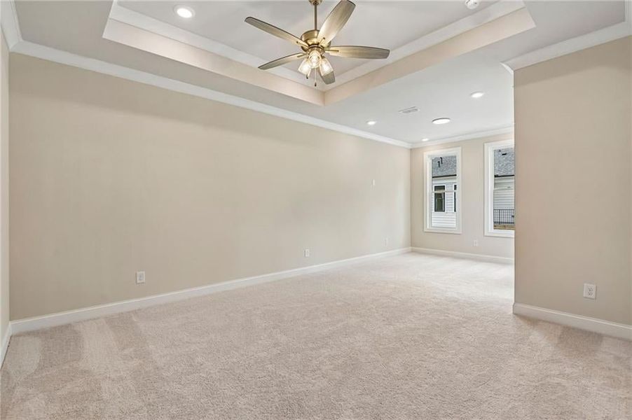 Spacious, unfurnished interior of a new home in Byers Park, Alpharetta (Image 36).