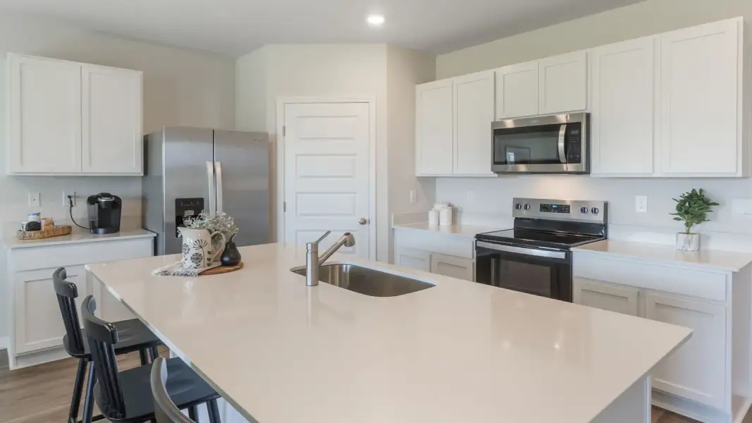 Furnished interior view inside a new home in Hamilton Bluff, Lake Hamilton (Image 15).