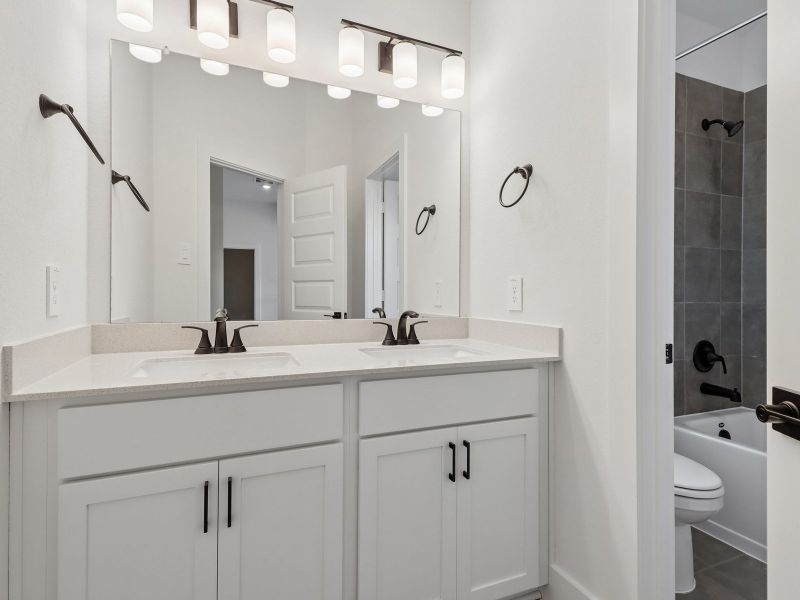 Furnished interior view inside a new home in Kingdom Heights, Rosenberg (Image 10).