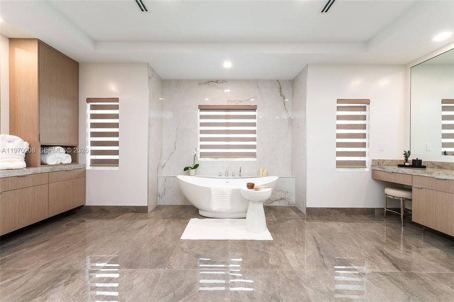 Furnished interior view inside a new home in , Lighthouse Point (Image 15).