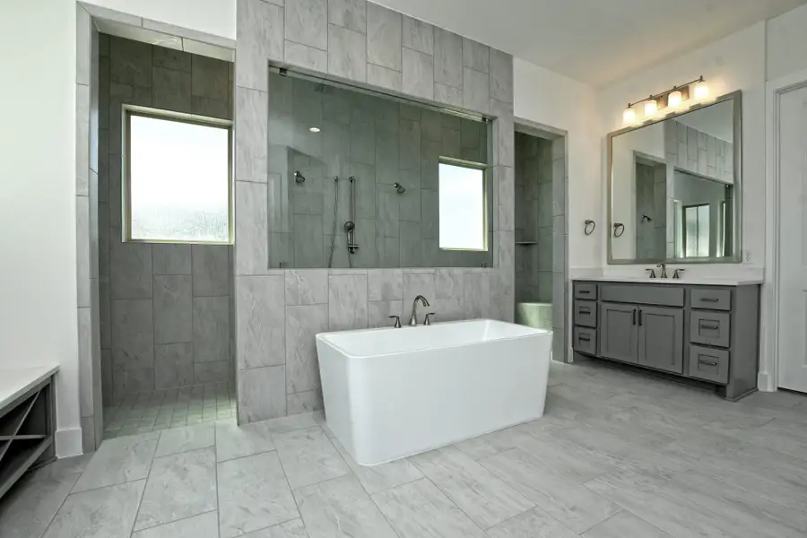 Representative furnished interior of a home built from the Siena III by Giddens Homes in Clearwater Ranch, Liberty Hill (Image 181).