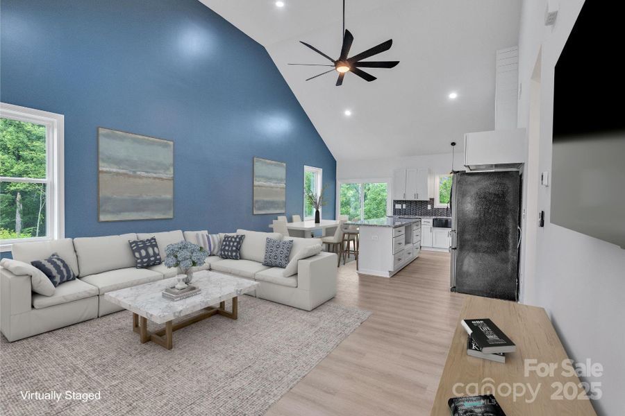 Furnished interior view inside a new home in , Cherryville (Image 5).