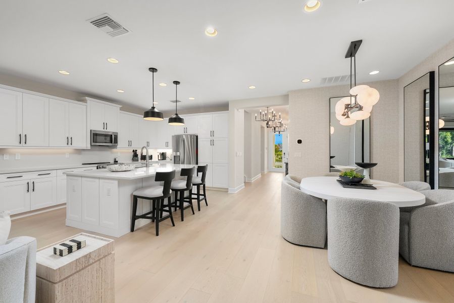 Representative furnished interior of a home built from the Catalina by GL Homes in Valencia Harbor (55+), Fort Myers (Image 7).