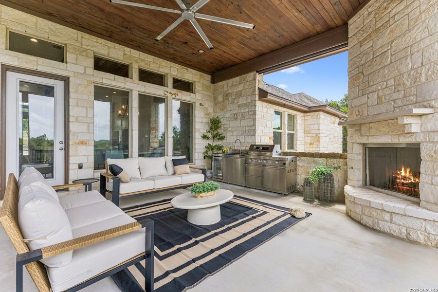 Exterior details and patio area of a home in , New Braunfels (Image 3). Exterior details and patio area of a home in , New Braunfels (Image 3).