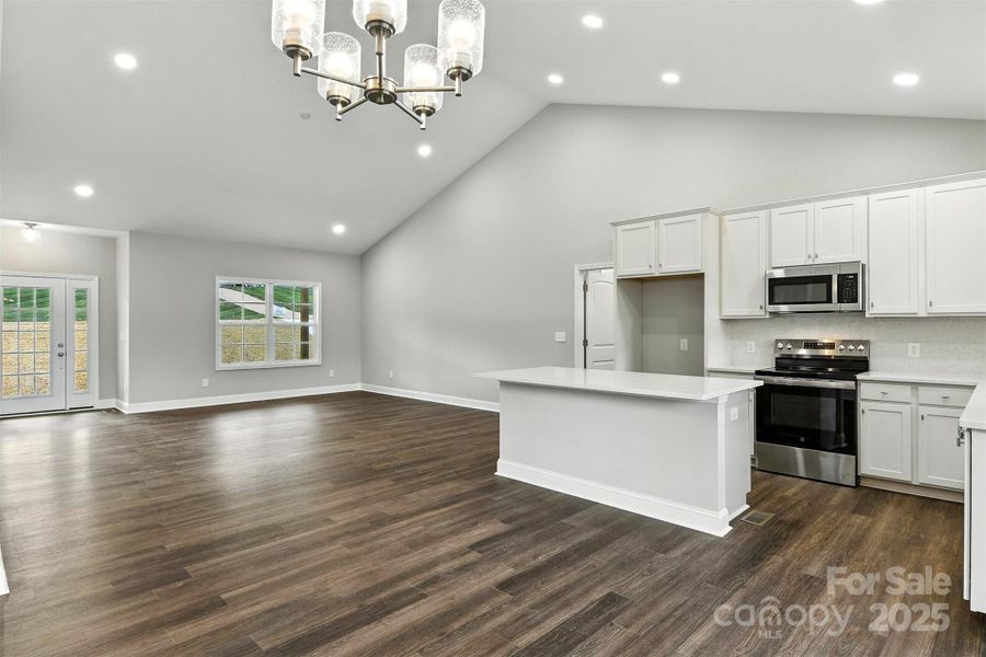 Furnished interior view inside a new home in , Hickory (Image 14). Furnished interior view inside a new home in , Hickory (Image 14).