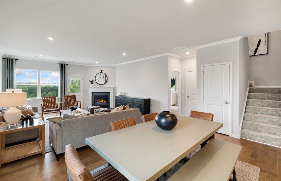 Representative furnished interior of a home built from the Compton by Pulte Homes in Indigo Park, Easley (Image 14).