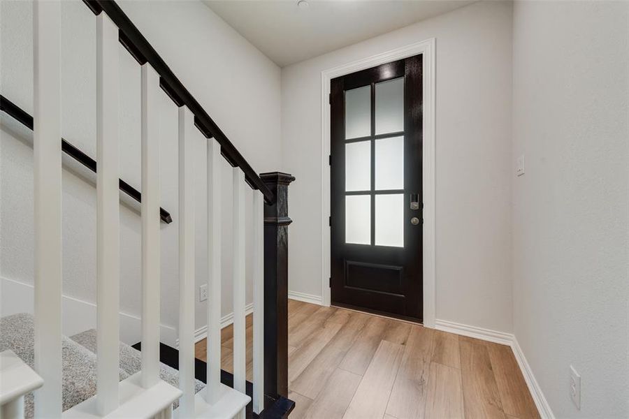 Spacious, unfurnished interior of a new home in Wade Settlement Townhomes, Frisco (Image 18). Spacious, unfurnished interior of a new home in Wade Settlement Townhomes, Frisco (Image 18).