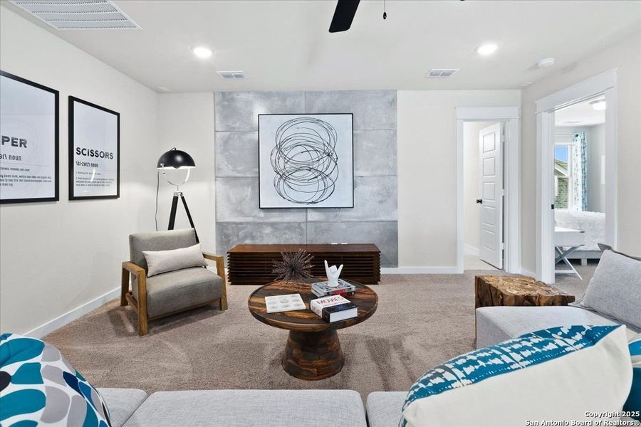 Furnished interior view inside a new home in Vista Ridge, Live Oak (Image 24).