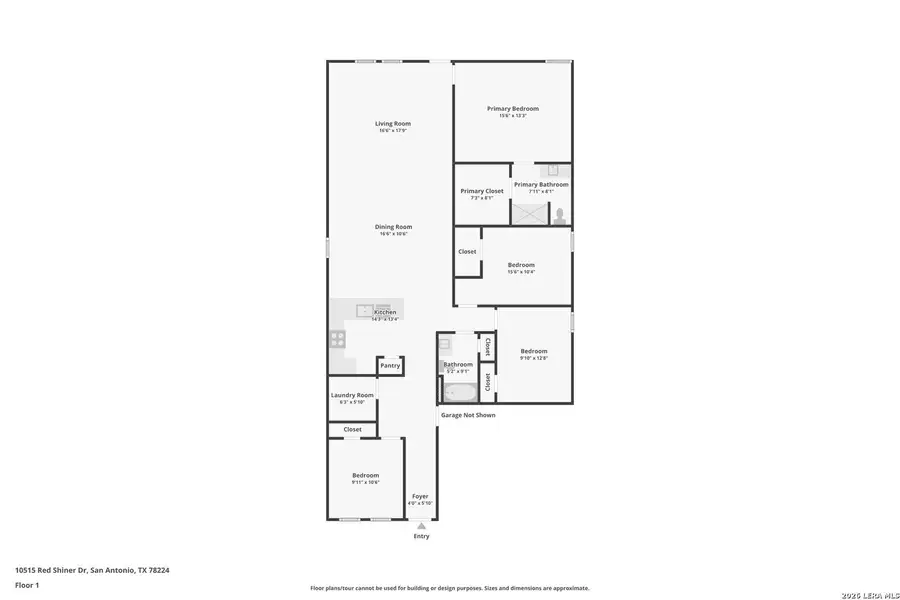 2D floor plan layout of this home in Smiley Ranch, San Antonio, TX (Image 4). 2D floor plan layout of this home in Smiley Ranch, San Antonio, TX (Image 4).