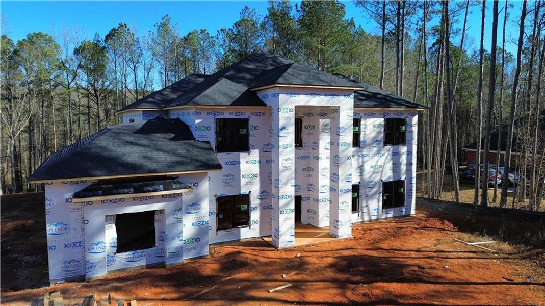 In-progress construction of a new home in , McDonough, GA (Image 24).