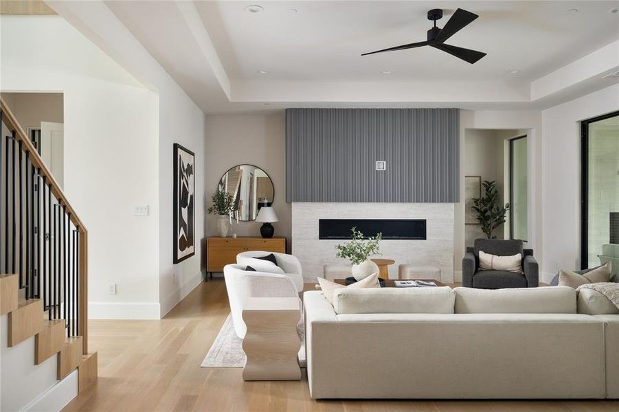 Furnished interior view inside a new home in , Dallas (Image 12). Furnished interior view inside a new home in , Dallas (Image 12).