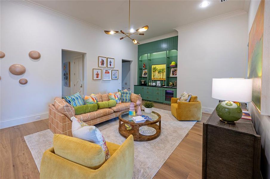 Furnished interior view inside a new home in , Southlake (Image 26).