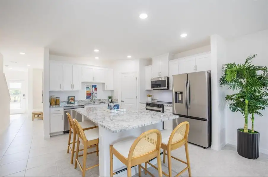 Furnished interior view inside a new home in Orchid Cove, Bokeelia (Image 4).