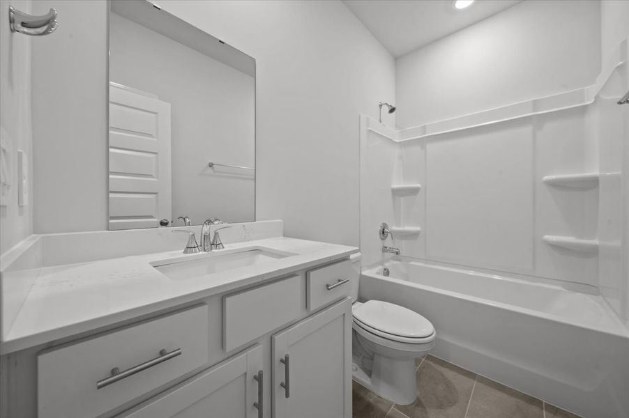 Furnished interior view inside a new home in The Farm at Wells Creek - Signature Collection, Gray Court (Image 4).