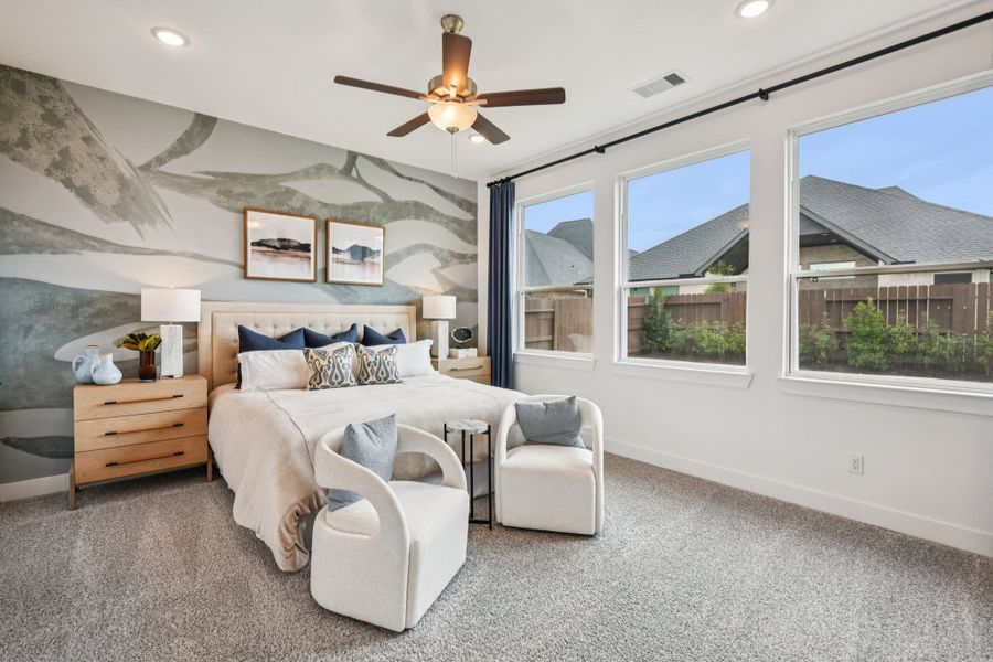 Representative furnished interior of a home built from the Marion – 45′ Lot by Chesmar Homes in Wildrye, Waller (Image 7). Representative furnished interior of a home built from the Marion – 45′ Lot by Chesmar Homes in Wildrye, Waller (Image 7).