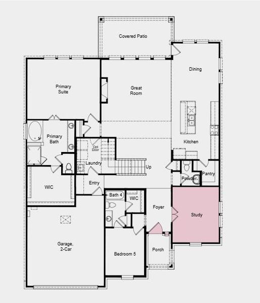 Additional Highlights Include: Study in place of flex and 42" front door entry. Additional Highlights Include: Study in place of flex and 42" front door entry.