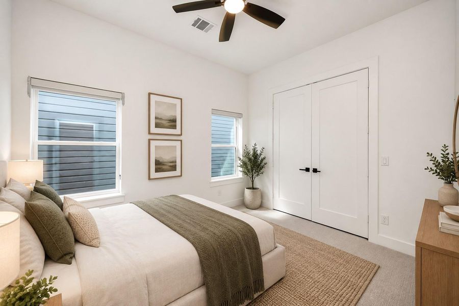 Furnished interior view inside a new home in , Houston (Image 14). Furnished interior view inside a new home in , Houston (Image 14).