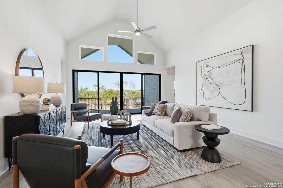 Furnished interior view inside a new home in Sienna Lakes, San Antonio (Image 15). Furnished interior view inside a new home in Sienna Lakes, San Antonio (Image 15).