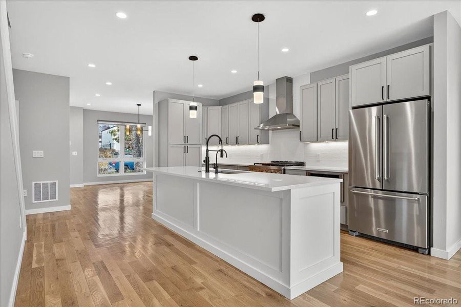 Furnished interior view inside a new home in , Denver (Image 39).
