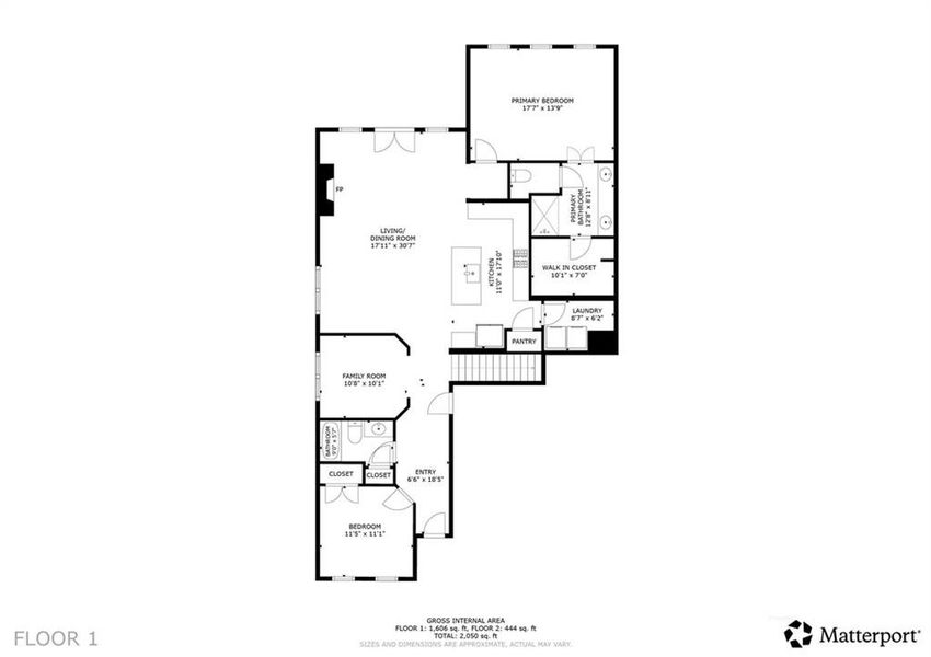 2D floor plan layout of this home in Madeira, Acworth, GA (Image 5).