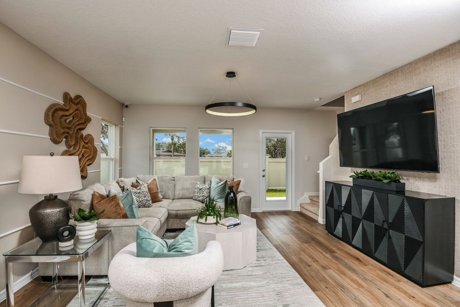 Representative furnished interior of a home built from the Tulum by Casa Fresca Homes in Pasadena Woods, Dade City (Image 11). Representative furnished interior of a home built from the Tulum by Casa Fresca Homes in Pasadena Woods, Dade City (Image 11).