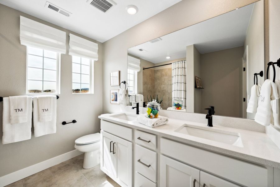 Furnished interior view inside a new home in Sterling Ranch Ascent Village, Littleton (Image 27).