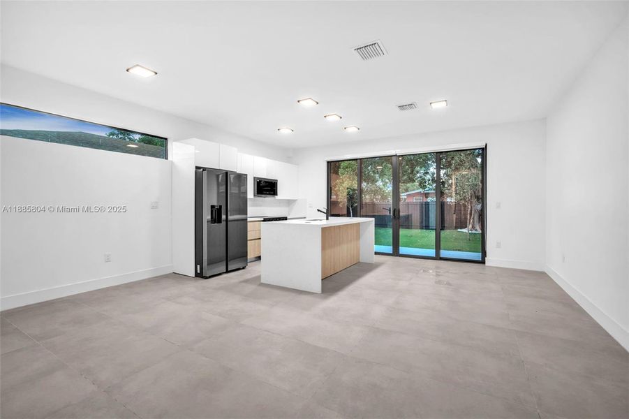 Furnished interior view inside a new home in , Miami (Image 12).