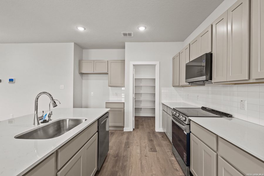 Furnished interior view inside a new home in Park Place, New Braunfels (Image 11).