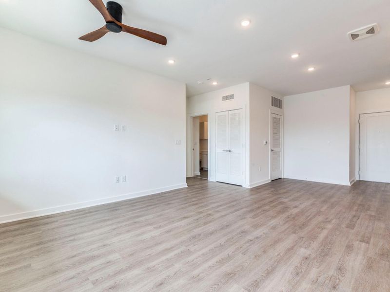 Spacious, unfurnished interior of a new home in , Austin (Image 19). Spacious, unfurnished interior of a new home in , Austin (Image 19).