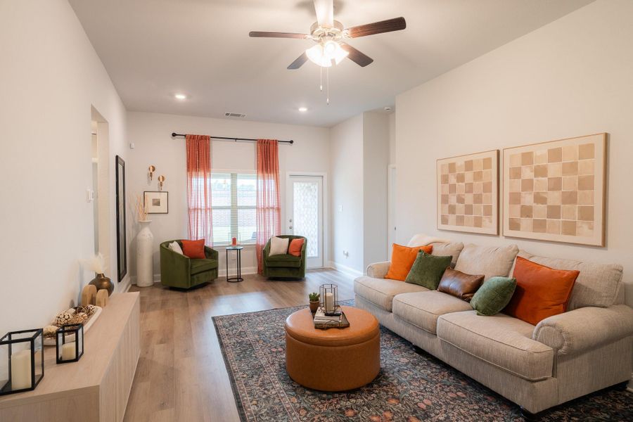 Furnished interior view inside a new home in Cypress Green, Hockley (Image 4).