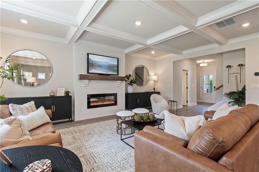Furnished interior view inside a new home in Kentmere, Auburn (Image 10). Furnished interior view inside a new home in Kentmere, Auburn (Image 10).