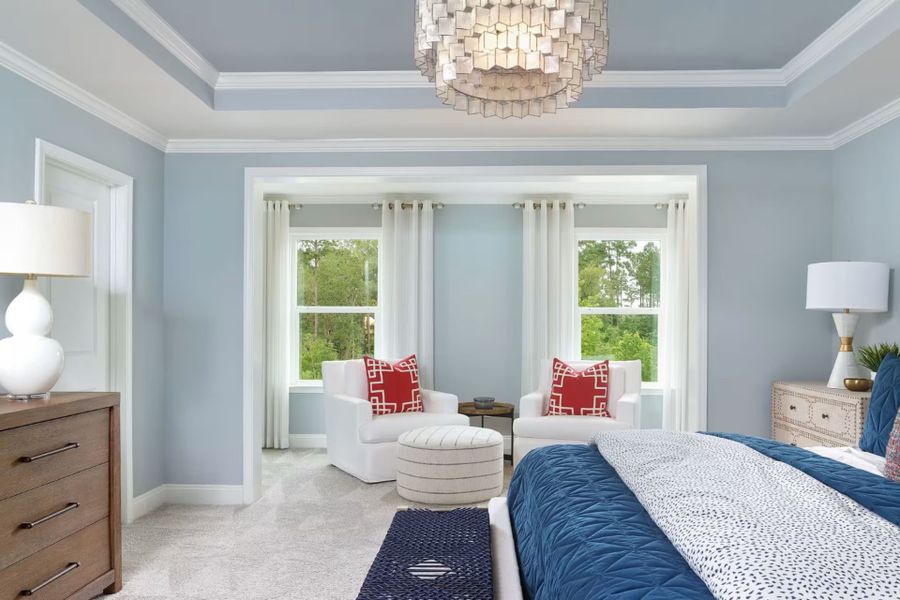 Representative furnished interior of a home built from the Woodward by Pulte Homes in Indigo Bay, Myrtle Beach (Image 14).