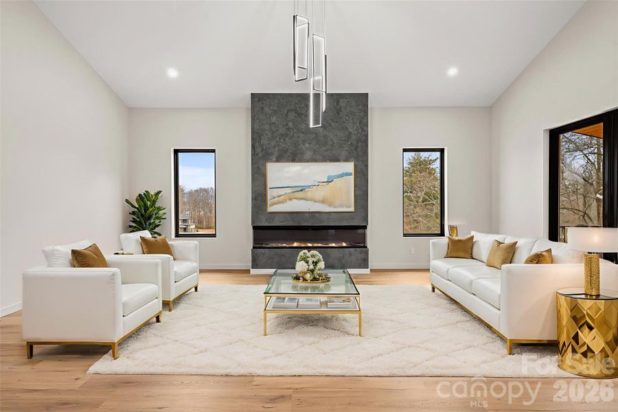 Virtually staged furniture