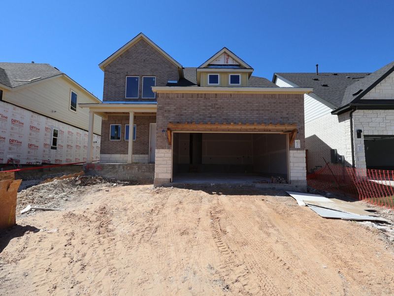 In-progress construction of a new home in Cedar Brook, Leander, TX (Image 6).