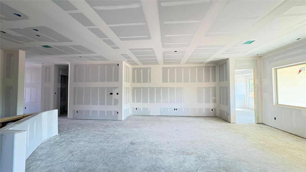 Actual progress of your home.