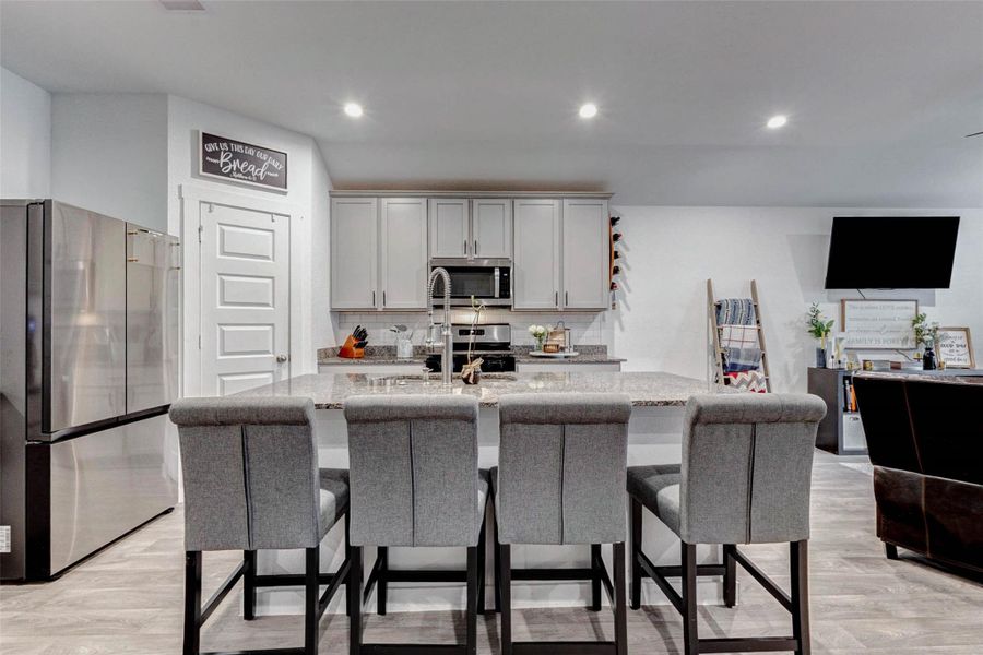 Furnished interior view inside a new home in Tamarron, Fulshear (Image 7). Furnished interior view inside a new home in Tamarron, Fulshear (Image 7).