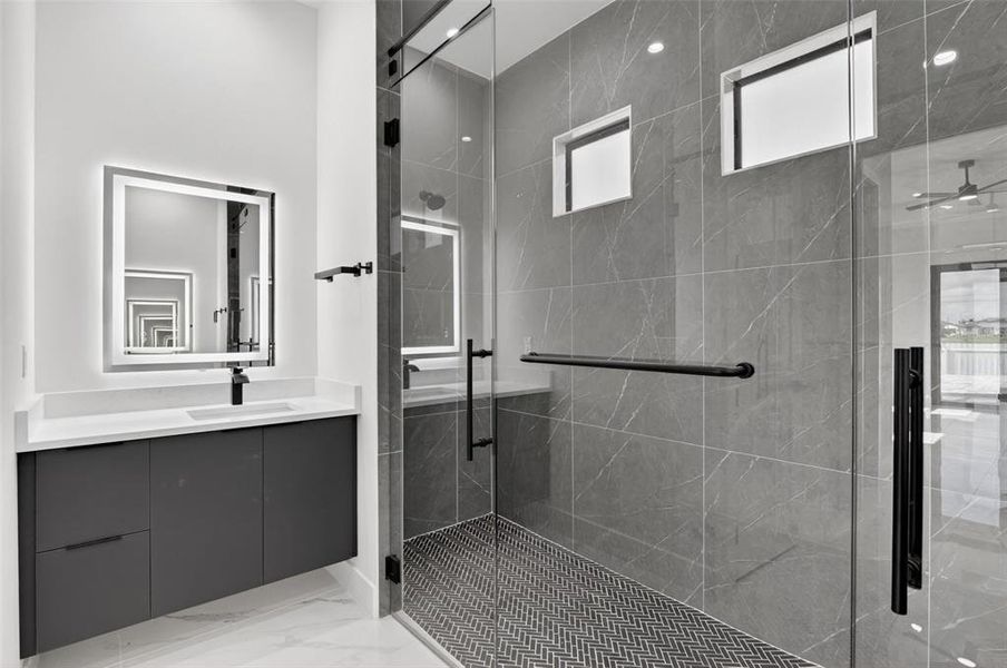 Furnished interior view inside a new home in , Cape Coral (Image 12).