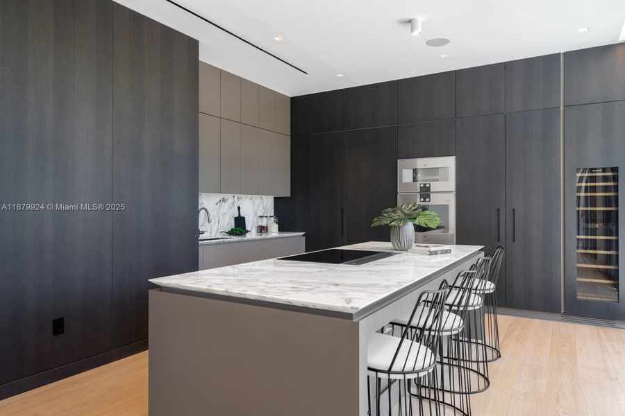 Furnished interior view inside a new home in , Miami Beach (Image 10).