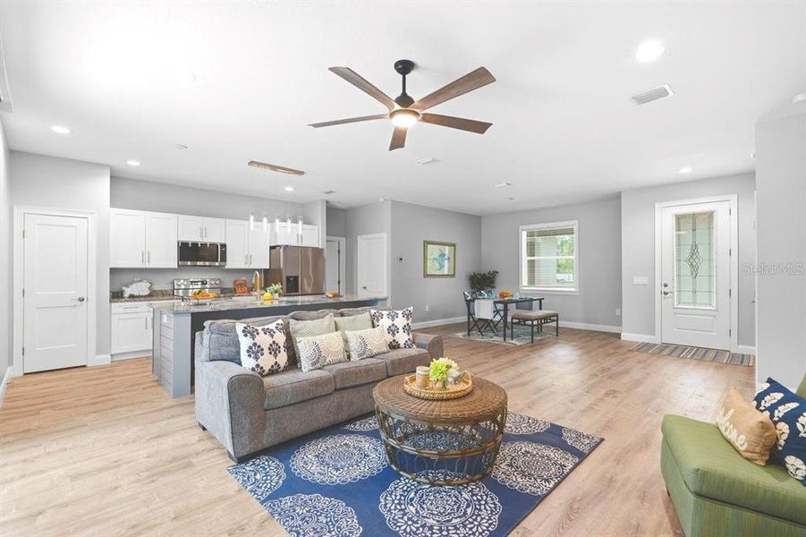 Furnished interior view inside a new home in , Deland (Image 17).