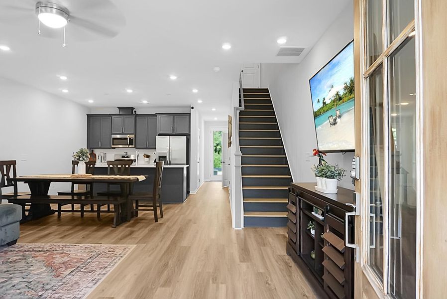 Furnished interior view inside a new home in , Summerville (Image 6).