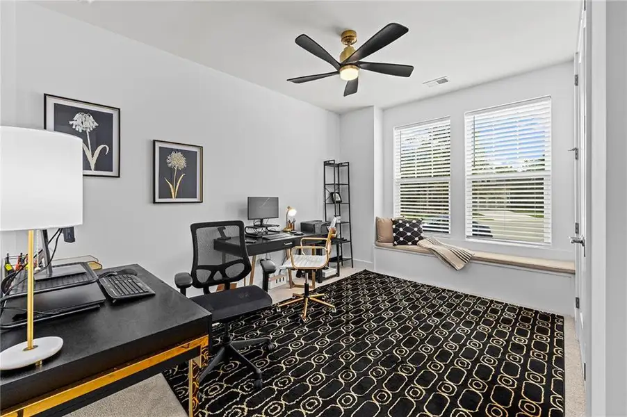 Furnished interior view inside a new home in Crescent Pointe at Great Sky, Canton (Image 7).