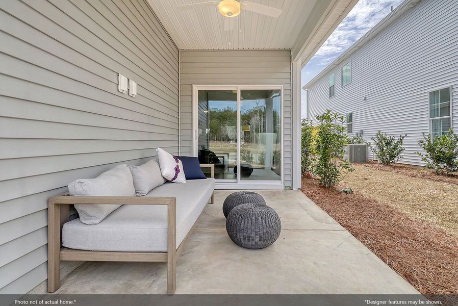 Exterior details and patio area of a home in Bluefield, Lexington (Image 2).