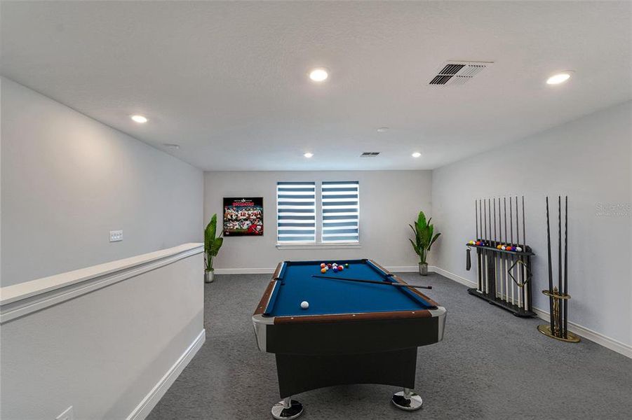 Virtually staged Upstairs Loft