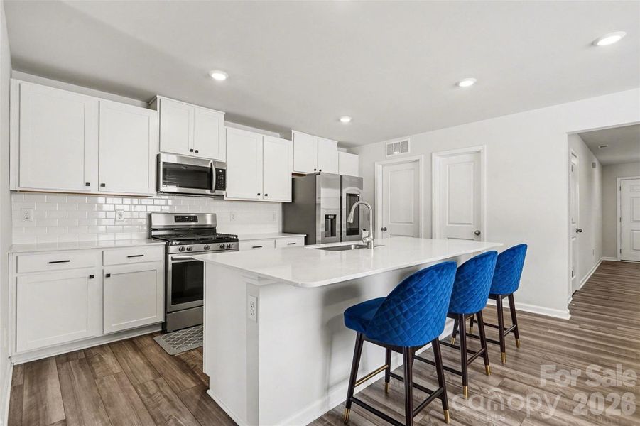 Furnished interior view inside a new home in , Charlotte (Image 22).