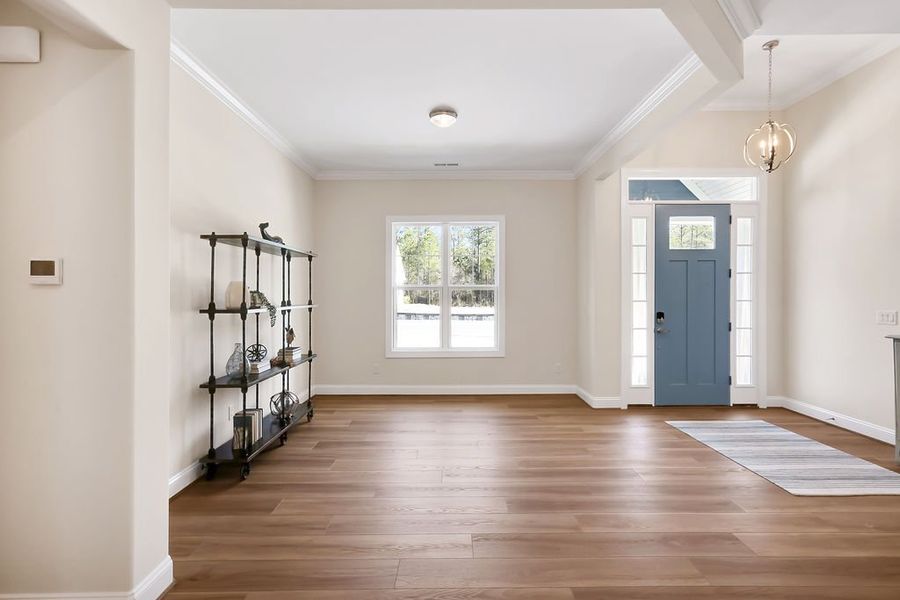 Spacious, unfurnished interior of a new home in Compass Pointe, Leland (Image 23). Spacious, unfurnished interior of a new home in Compass Pointe, Leland (Image 23).