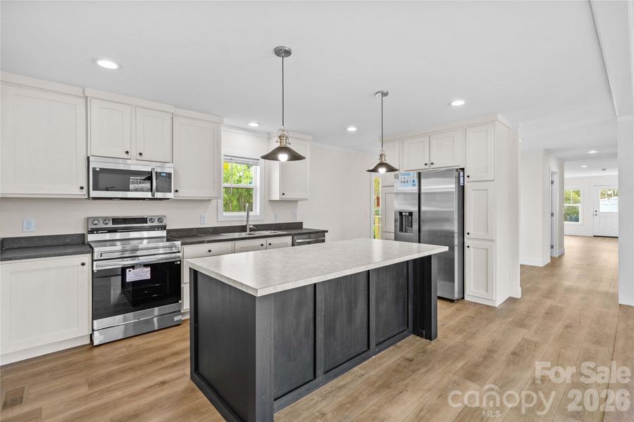 Furnished interior view inside a new home in , Hamptonville (Image 4).