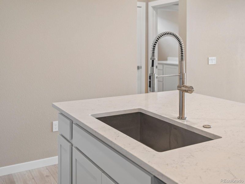 Close-up of interior finishes inside a home in Gateway Commons, Denver (Image 12).