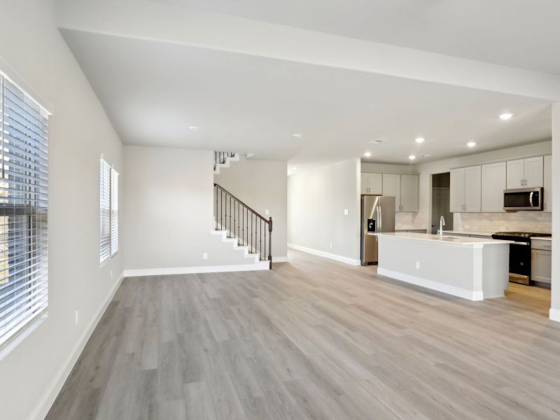 The Woodside floorplan with the Fresh interior package.