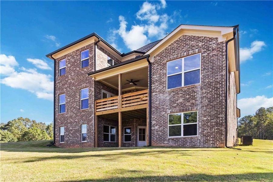 Exterior rendering of this home design in , Atlanta, GA (Image 4).